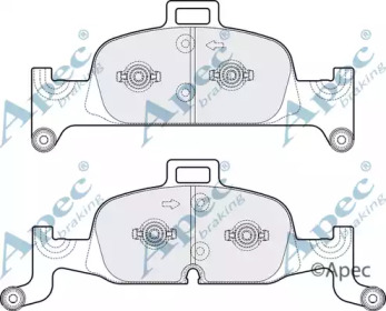 Комплект тормозных колодок APEC braking PAD2133