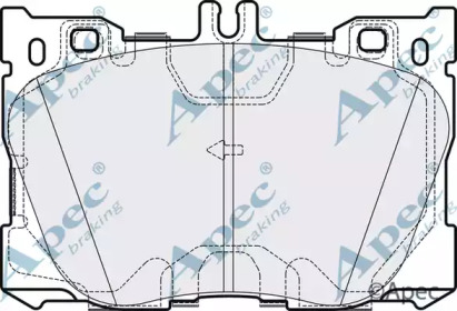 Комплект тормозных колодок APEC braking PAD2139