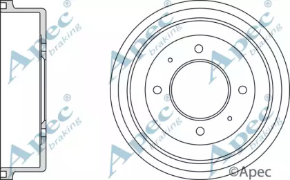 Тормозный барабан APEC braking DRM9981