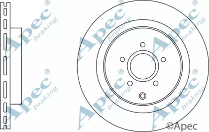 Тормозной диск APEC braking DSK3247