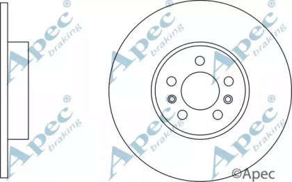 Тормозной диск APEC braking DSK3259