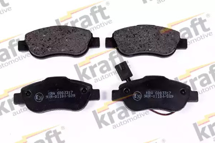 Комплект тормозных колодок KRAFT AUTOMOTIVE 6003317