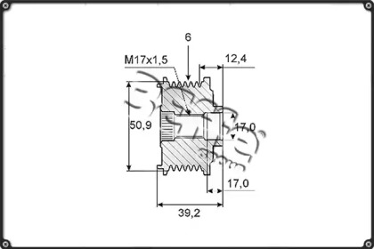 Ременный шкив 3Effe Group F0226G