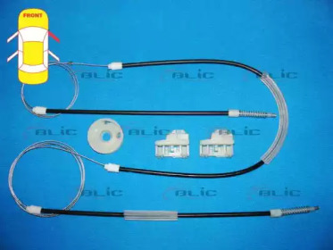 Ремкомплект, подъемный механизм стекла BLIC 6205-01-009802P