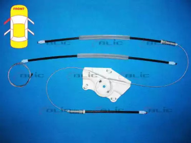 Ремкомплект, подъемный механизм стекла BLIC 6205-01-022807P