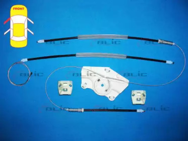 Ремкомплект, подъемный механизм стекла BLIC 6205-01-022817P