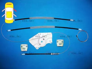 Ремкомплект, подъемный механизм стекла BLIC 6205-01-022818P