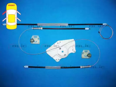 Ремкомплект, подъемный механизм стекла BLIC 6205-01-025801P