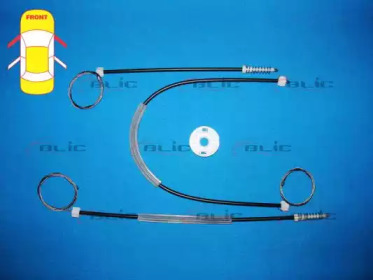 Ремкомплект, подъемный механизм стекла BLIC 6205-01-038812P