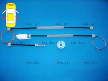 Ремкомплект, подъемный механизм стекла BLIC 6205-02-039814P