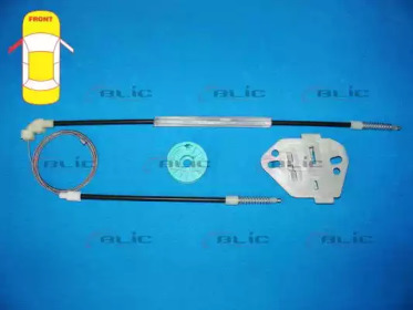 Ремкомплект, подъемный механизм стекла BLIC 6205-02-100801P