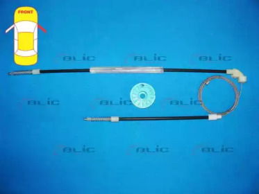 Ремкомплект, подъемный механизм стекла BLIC 6205-02-100812P