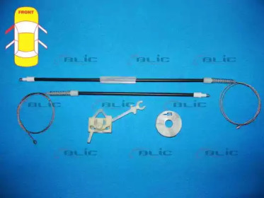 Ремкомплект, подъемный механизм стекла BLIC 6205-07-033801P