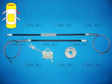 Ремкомплект, подъемный механизм стекла BLIC 6205-07-033802P