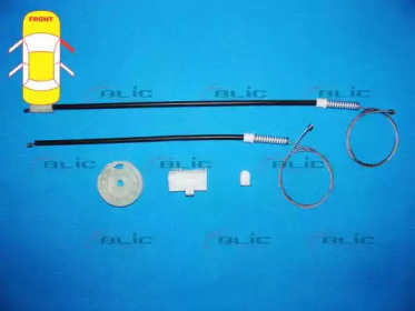 Ремкомплект, подъемный механизм стекла BLIC 6205-08-009802P