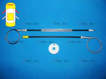 Ремкомплект, подъемный механизм стекла BLIC 6205-08-017812P