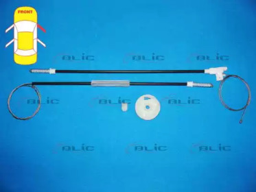 Ремкомплект, подъемный механизм стекла BLIC 6205-09-025808P