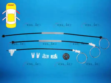 Ремкомплект, подъемный механизм стекла BLIC 6205-09-043802P