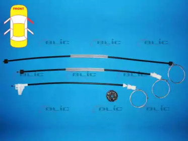 Ремкомплект, подъемный механизм стекла BLIC 6205-09-043806P
