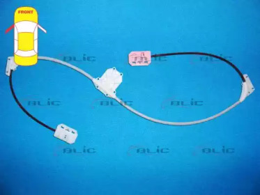 Ремкомплект, подъемный механизм стекла BLIC 6205-09-100831P