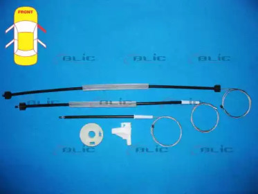 Ремкомплект, подъемный механизм стекла BLIC 6205-10-001806P