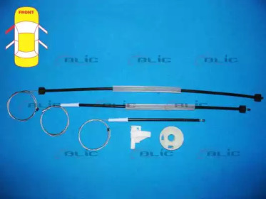 Ремкомплект, подъемный механизм стекла BLIC 6205-10-001807P