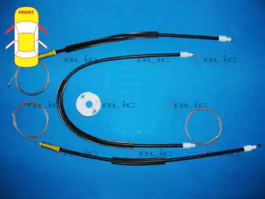 Ремкомплект, подъемный механизм стекла BLIC 6205-21-020812P