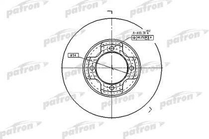 Тормозной диск PATRON PBD1964