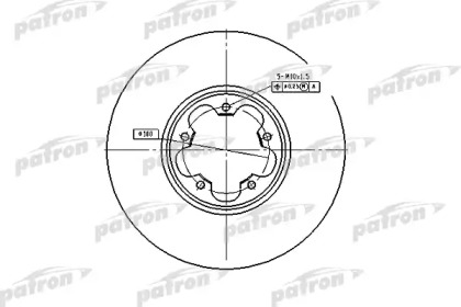 Тормозной диск PATRON PBD4216