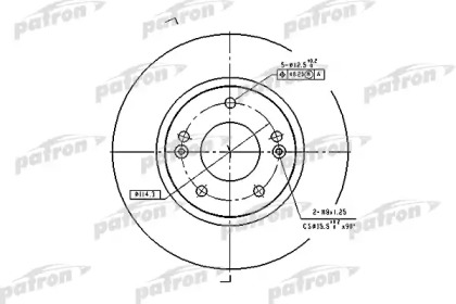 Тормозной диск PATRON PBD4291