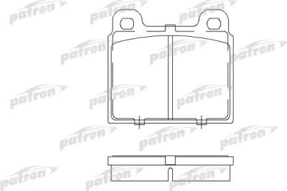 Комплект тормозных колодок PATRON PBP084