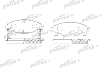 Комплект тормозных колодок PATRON PBP1009