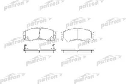 Комплект тормозных колодок PATRON PBP1015