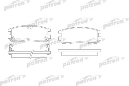 Комплект тормозных колодок PATRON PBP1017