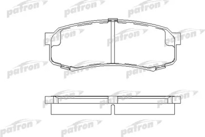 Комплект тормозных колодок PATRON PBP1021