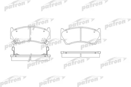 Комплект тормозных колодок PATRON PBP1091