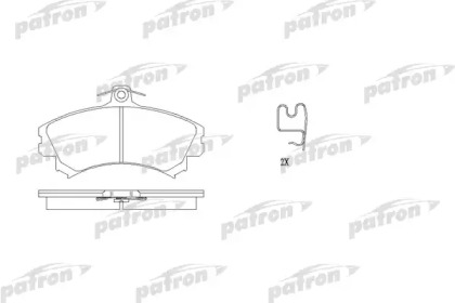 Комплект тормозных колодок PATRON PBP1093