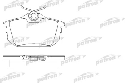 Комплект тормозных колодок PATRON PBP1095