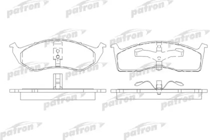 Комплект тормозных колодок PATRON PBP1098