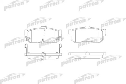 Комплект тормозных колодок PATRON PBP1104