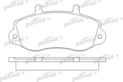 Комплект тормозных колодок PATRON PBP1292