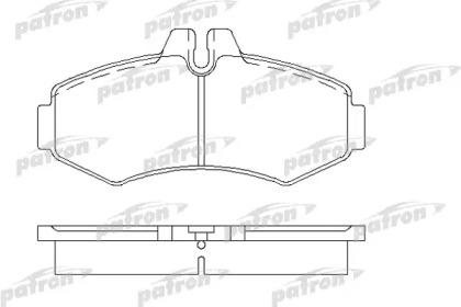 Комплект тормозных колодок PATRON PBP1304