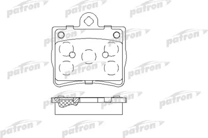 Комплект тормозных колодок PATRON PBP1310