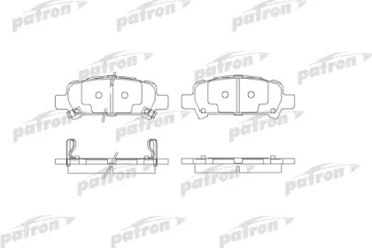 Комплект тормозных колодок PATRON PBP1333