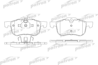 Комплект тормозных колодок PATRON PBP1355