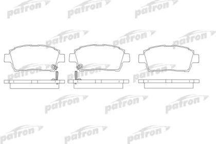Комплект тормозных колодок PATRON PBP1392