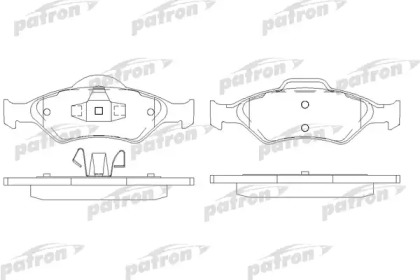 Комплект тормозных колодок PATRON PBP1393
