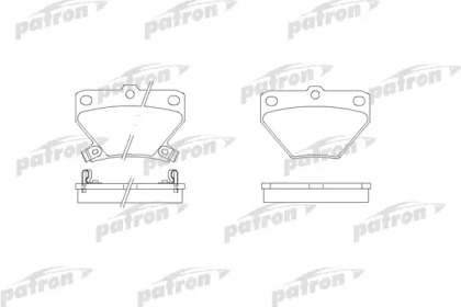 Комплект тормозных колодок PATRON PBP1395