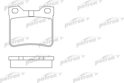 Комплект тормозных колодок PATRON PBP1415