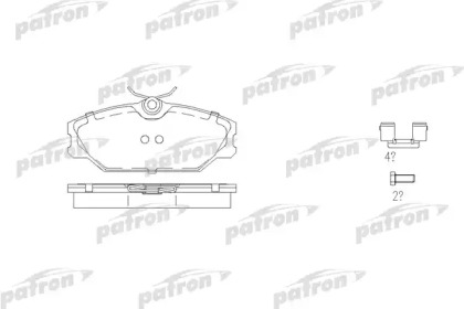 Комплект тормозных колодок PATRON PBP1420